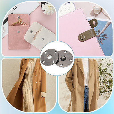 10Pairs Alloy Snap Buttons FIND-CY0001-53B-1