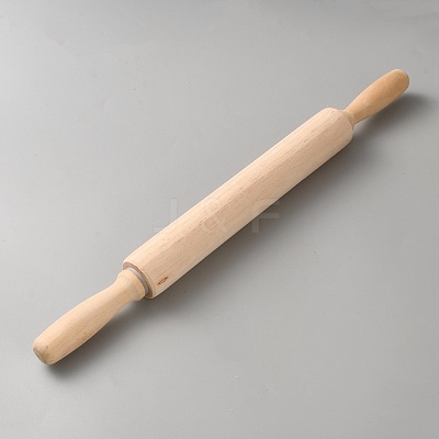 Wooden Rolling Pin LS-AJEW-WH0609-167-1