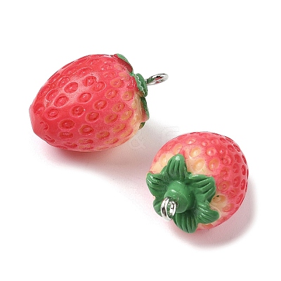 Opaque Resin Pendants RESI-Z038-08P-01-1