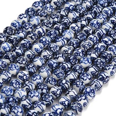 Handmade Porcelain Beads Strands PR-CBAB2F0-01-1