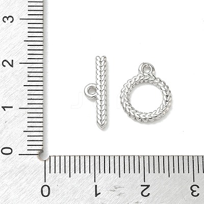 Brass Toggle Clasps KK-CBA42CA-01A-P-1