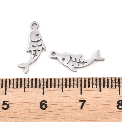 304 Stainless Steel Charms STAS-E521-07P-07-1