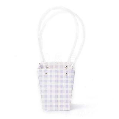 Trapezoid Kraft Paper Portable Bags CARB-J001-01A-1