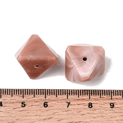 Opaque Acrylic Beads OACR-D320-02C-1