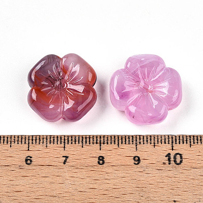 Transparent Acrylic Beads TACR-T028-40D-1