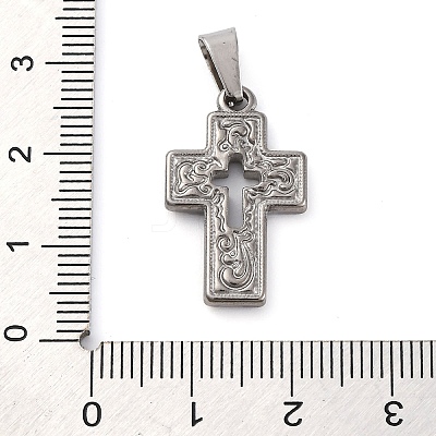 304 Stainless Steel Pendants STAS-P241-10P-1