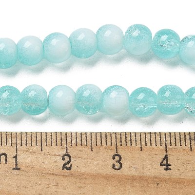 Crackle Glass Beads X1-GLAA-U001-6mm-02-1