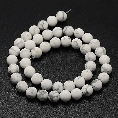 Natural Howlite Beads Strands G-D696-10mm-1