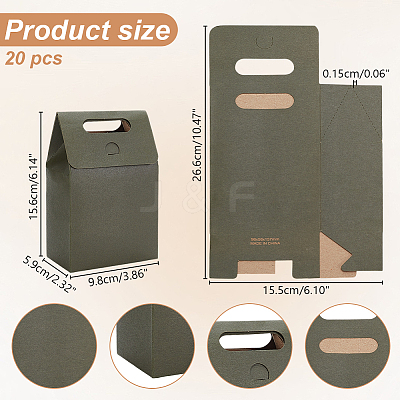 Paper Gift Tote Bags ABAG-WH0044-58A-1