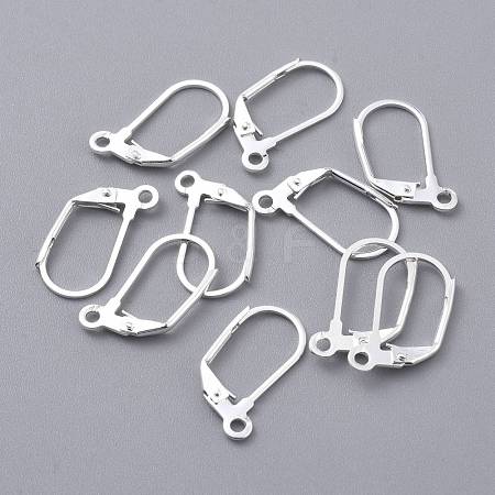 304 Stainless Steel Leverback Earring Findings STAS-K210-28S-1