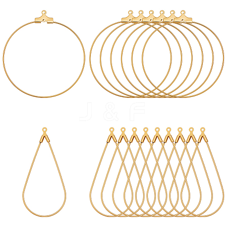 90Pcs 2 Styles Brass Pendants KK-WR0001-62-1