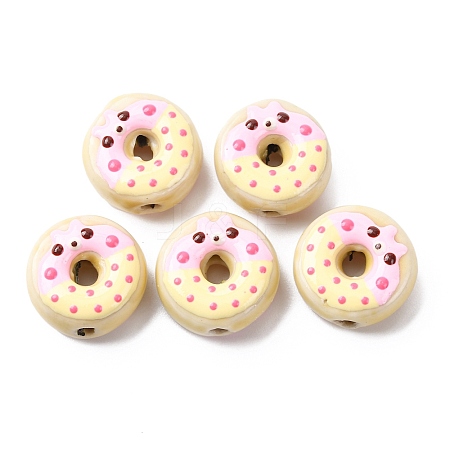 Handmade Porcelain Enamel Beads PORC-K003-09N-1