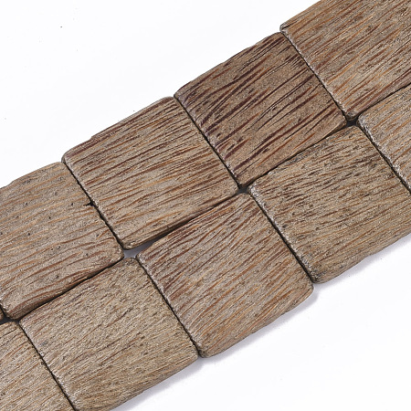 Undyed & Natural Coconut Wood Beads Strands WOOD-T024-032-1