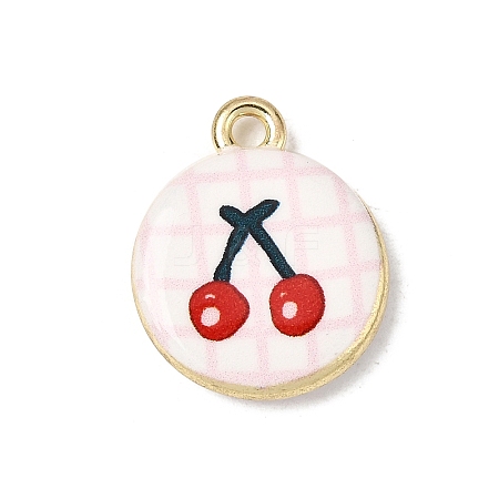 Printed Alloy Pendants ENAM-F160-03B-G-1