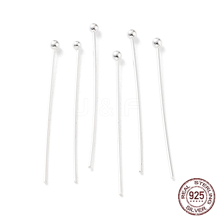 925 Sterling Silver Ball Head Pins STER-M117-05C-S-1