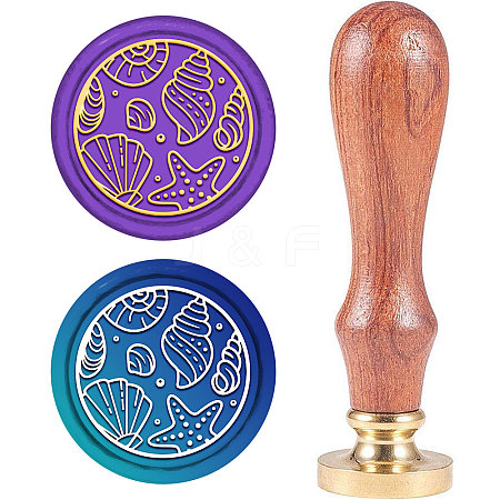 Wax Seal Stamp Set AJEW-WH0208-757-1