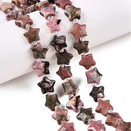 Natural Rhodonite Beads Strands G-T138-192-1