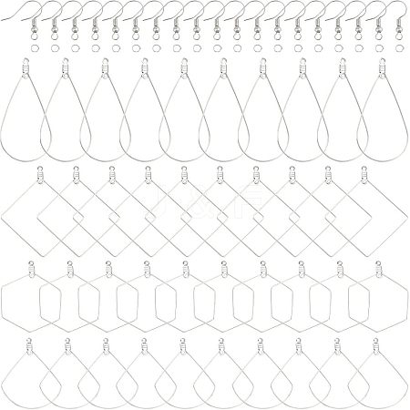 DIY Beaded Hoop Earring Making Kits DIY-UN0002-43P-1