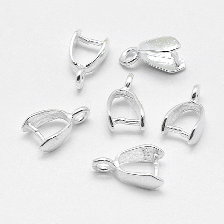 925 Sterling Silver Pendant Bails STER-E050-01S-1