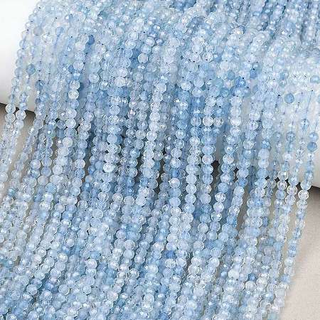 Natural Aquamarine Beads Strands G-RM250101-B31-1