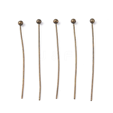 Brass Ball Head Pins LS-RP0.5x30mm-AB-1