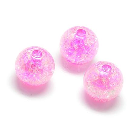 Crackle Style Acrylic Beads MACR-S825-16mm-H-1