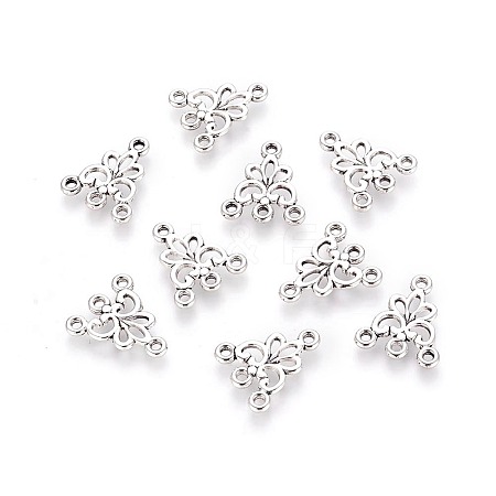 Triangle Tibetan Style Alloy Chandelier Components Links X-LF0178Y-1