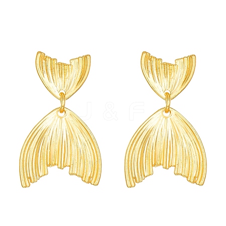 4 Pairs  Alloy Dangle Stud Earrings EJEW-HY0001-55-1