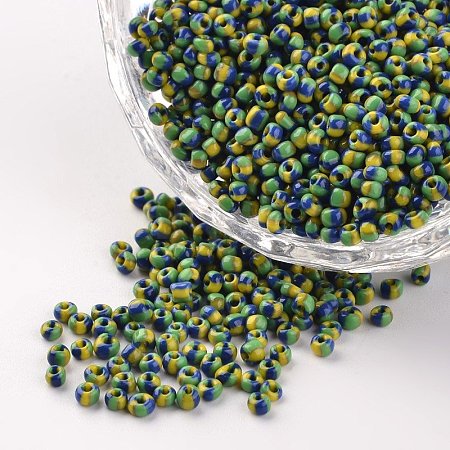 12/0 Opaque Colours Seep Glass Beads LS-SEED-M008-C05-1