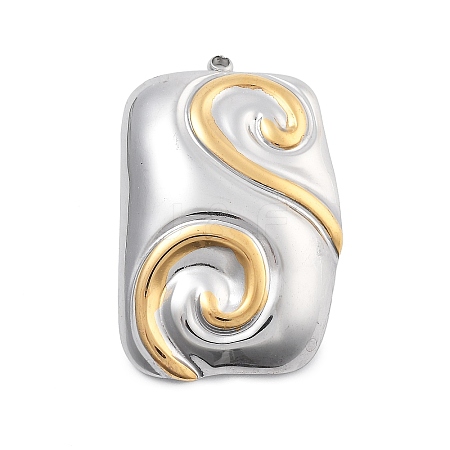 304 Stainless Steel Pendants STAS-R155-059G-1