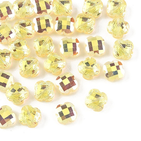 30Pcs Electroplate Glass Beads EGLA-YW0006-16E-1