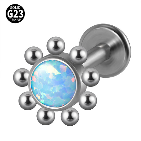 G23 Titanium Threadless Labrets WG33C7B-63-1