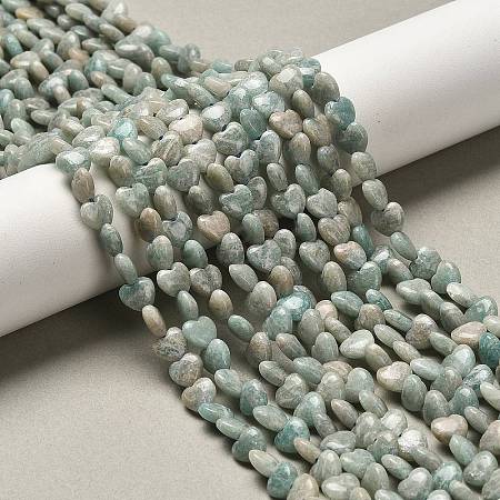Natural Amazonite Beads Strands G-P575-C12-6mm-1