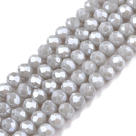 Electroplate Glass Beads Strands LS-EGLA-A044-P3mm-A19-1