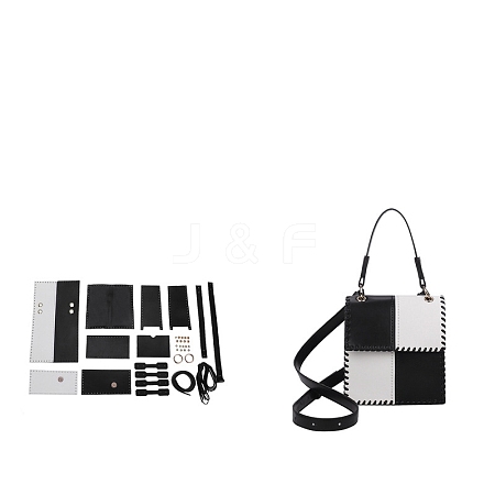 DIY Rectangle Crossbody Bags Kits PW-WG64EAC-02-1