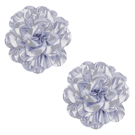 2Pcs Satin Brooches JEWB-FG0001-48B-1