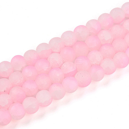 Crackle Glass Beads X1-GLAA-N009-8mm-02-1