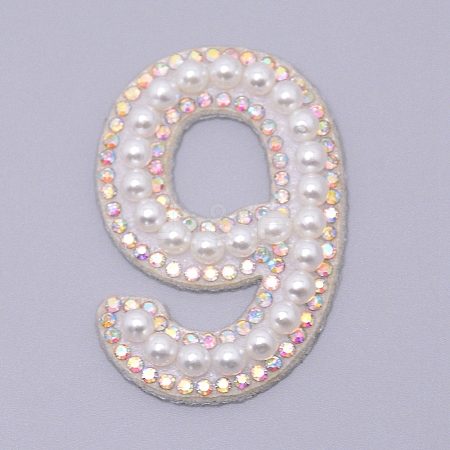 Imitation Pearls Patches DIY-WH0190-89G-1