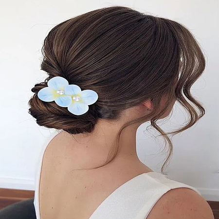 2Pcs Cloth Flower Alligator Hair Clips PHAR-LP0002-29A-1