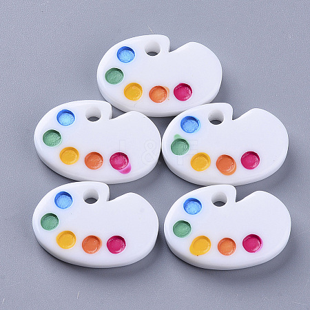 Resin Pendants X-CRES-N021-18-1
