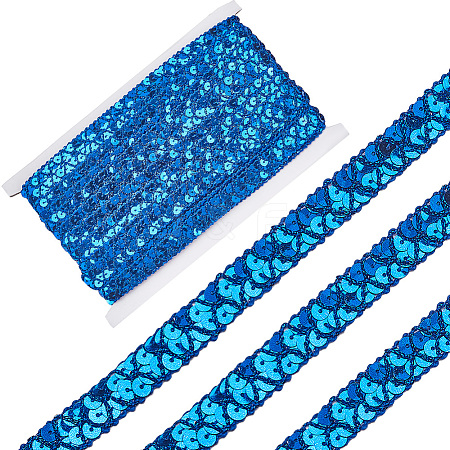 Plastic & Polyester Paillette Beads OCOR-WH20016-04A-1