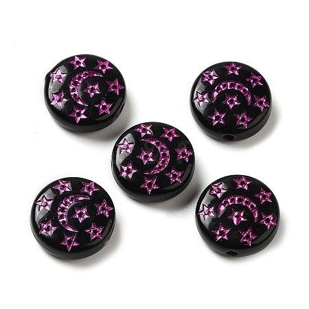 Opaque Acrylic Beads OACR-Z005-32-1