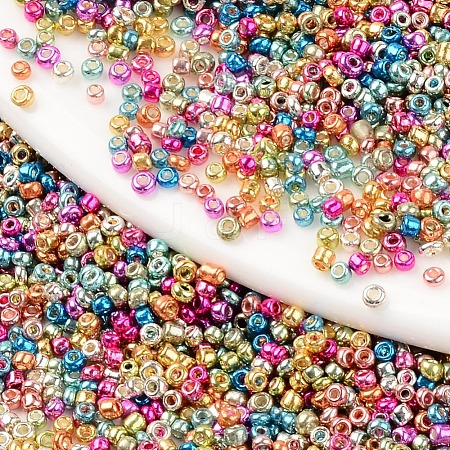 12/0 Plated Glass Seed Beads SEED-T005-05A-1