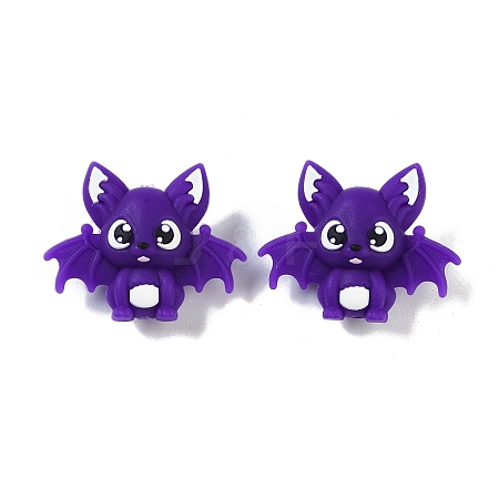 Halloween Theme Silicone Focal Beads SIL-M005-05D-1