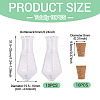 10Pcs Glass Bottles AJEW-TA0002-73-4