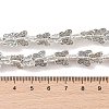 Tibetan Style Butterfly Alloy Bead Strands TIBEB-O007-07-RS-2