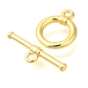 Brass Toggle Clasps KK-B121-03G-3