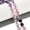 Natural Colorful Fluorite Beads Strands G-G182-G01-01-2