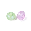 Transparent Acrylic European Beads OACR-Q200-17-3