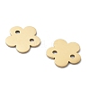 304 Stainless Steel Laser Cut Flower Connector Charms STAS-M111-12G-03-2